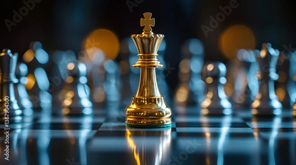 Fototapeta Image of chess gam