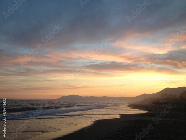 Obraz A colourful beach