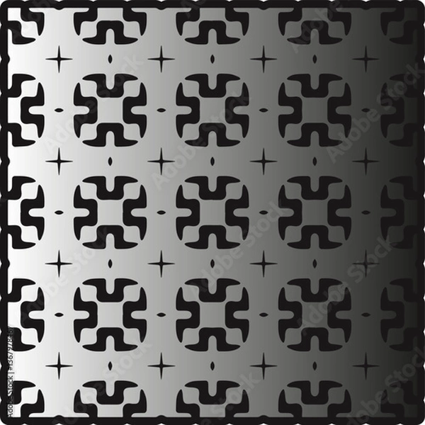 Fototapeta Metal pattern. Abstract metallic background. Wallpaper with repeat pattern.