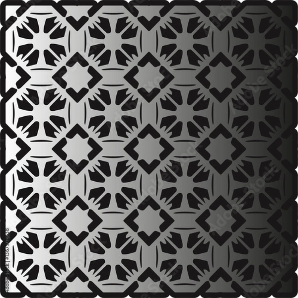 Fototapeta Metal pattern. Abstract metallic background. Wallpaper with repeat pattern.