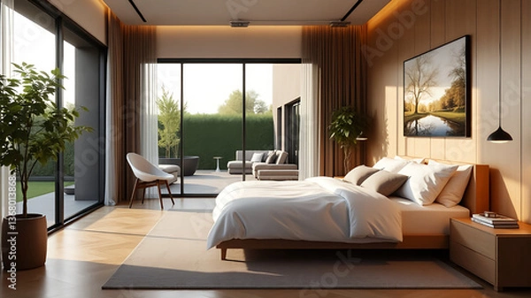 Fototapeta living room interior