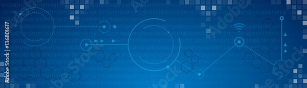 Obraz Tło technologii