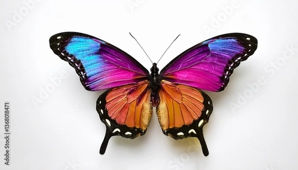 Fototapeta butterfly isolated on white background