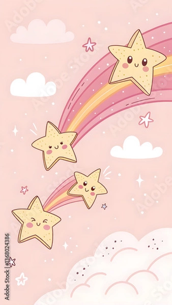 Fototapeta happy star