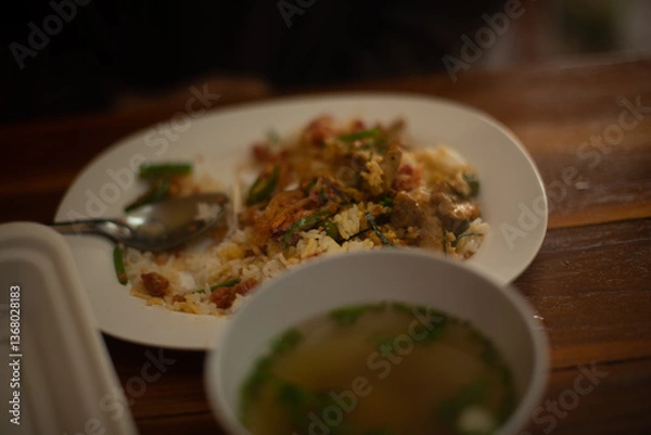 Obraz rice with chicken