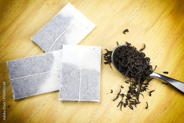 Obraz Loose tea and teabags
