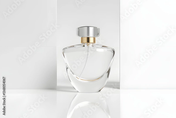 Obraz perfume bottle isolated on white