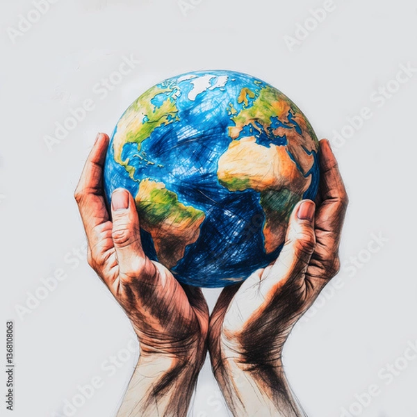 Obraz Let's Save Our Earth