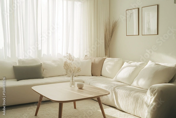 Fototapeta 洗練された空間: モダンインテリアコーディネート