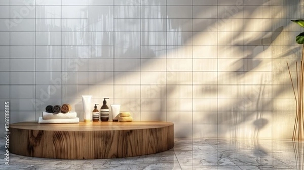 Obraz modern bathroom interior with sink