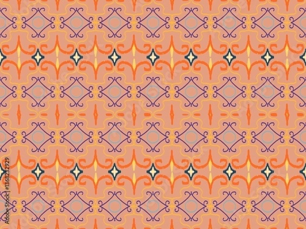 Obraz seamless pattern with abstract pattern