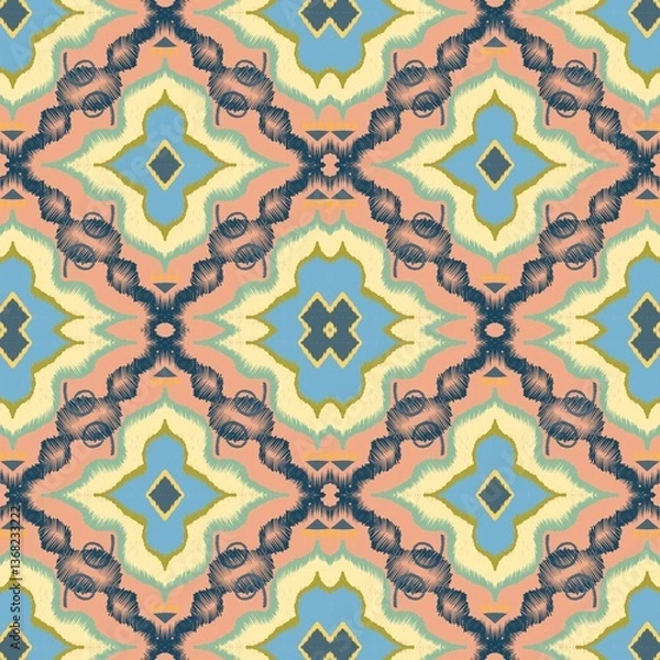 Obraz seamless geometric pattern