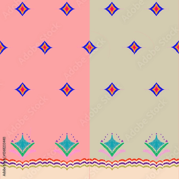 Fototapeta seamless geometric pattern