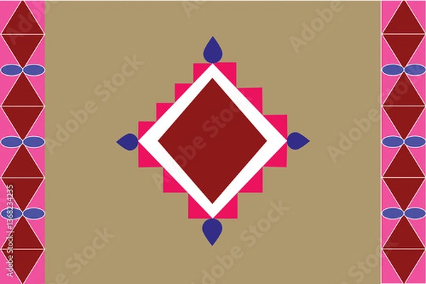 Obraz abstract geometric background with triangles