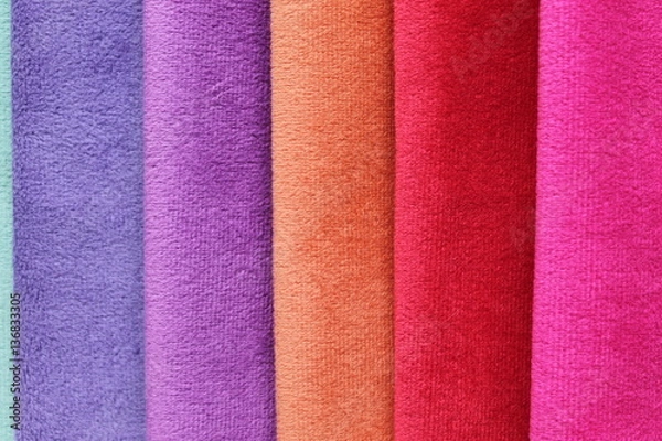 Fototapeta Samples in Orange, Red and Violet