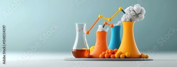 Fototapeta A data visualization infographic depicting the relative frequencies of different types of accidents and incidents in the nuclear power industry