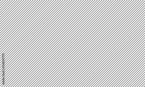 Fototapeta abstract diagonal black slanting line pattern suitable for background.