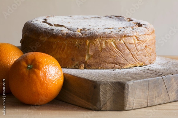 Obraz Orange rice cake