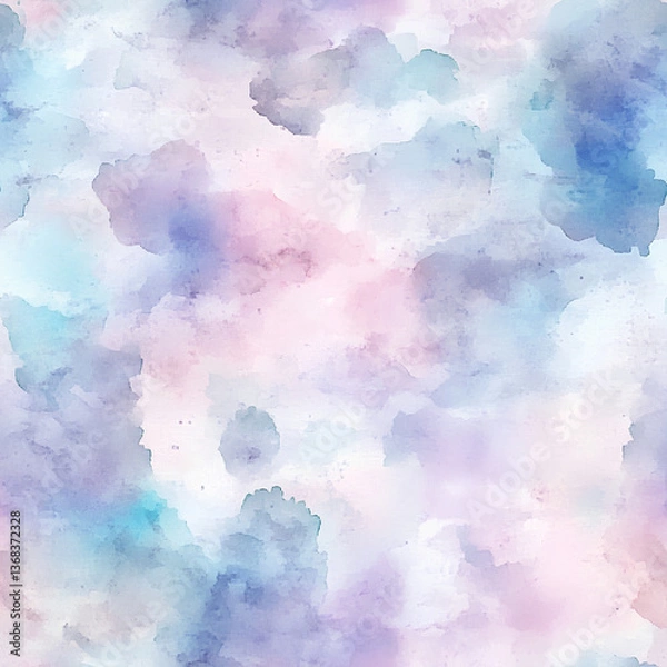 Obraz Brush abstract watercolor background with seamless pattern