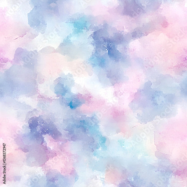 Obraz Brush abstract watercolor background with seamless pattern