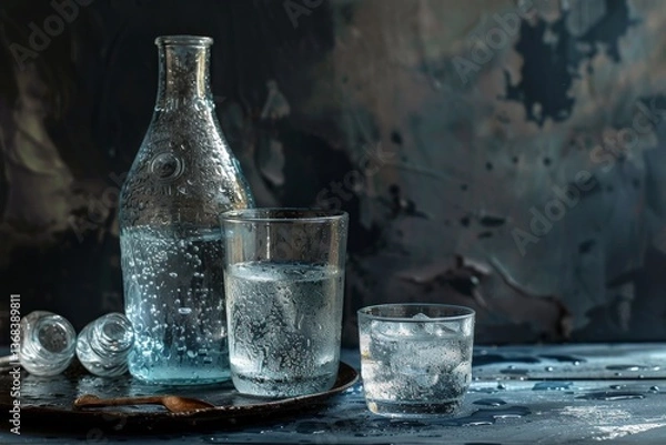 Obraz Refreshing Mineral Water – Pure and Natural Hydration