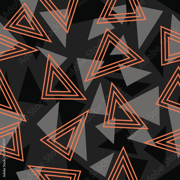 Obraz Abstract triangle seamless pattern urban sport style endless texture