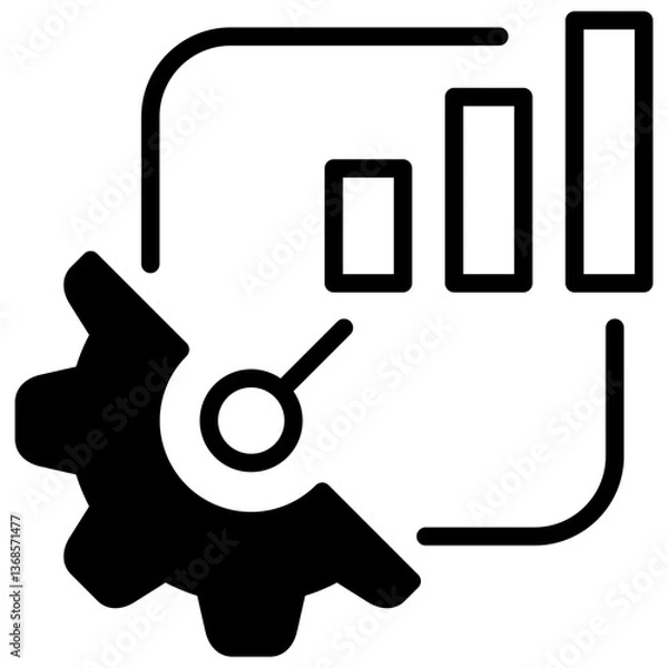 Fototapeta Benchmarking Icon