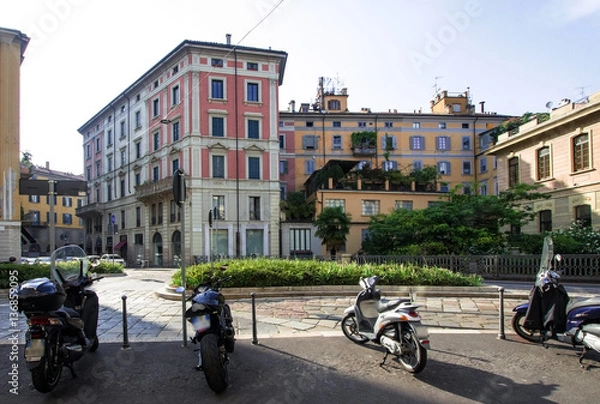 Obraz La vecchia Milano di una volta