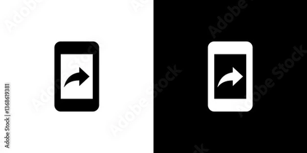 Fototapeta Share Mobile Icon
