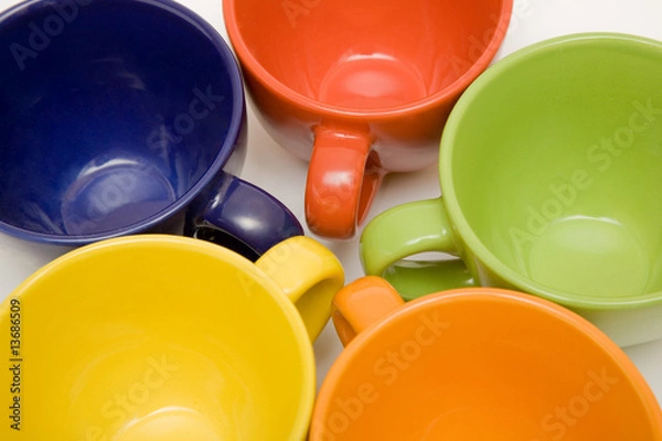 Fototapeta multicolor cups