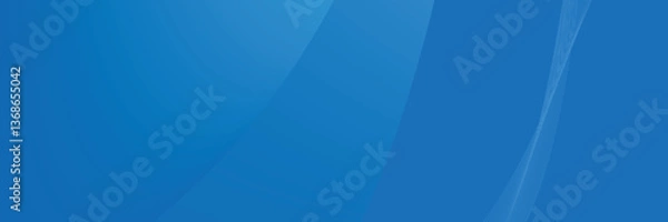 Fototapeta Abstract Blue Background with Soft Lines (1)