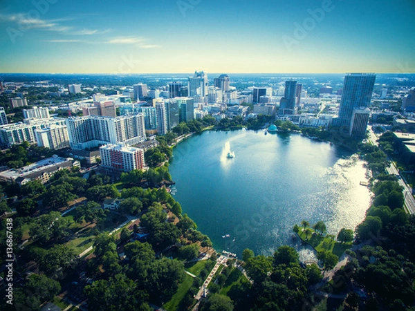 Fototapeta Park Lake Eola