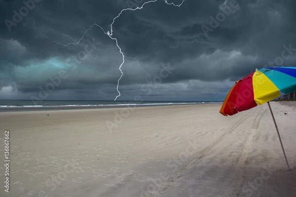 Obraz Storm approaching the beach