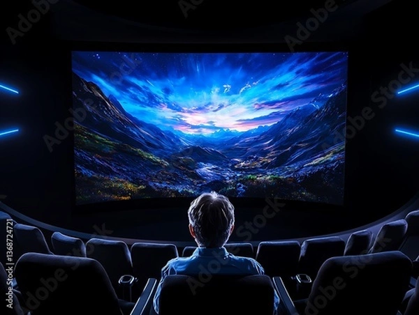 Fototapeta Cinema Viewing Experience