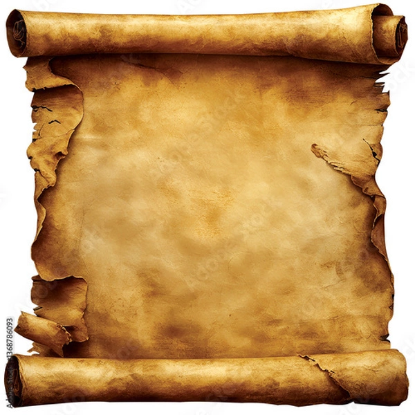 Obraz old paper scroll