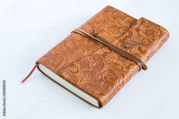 Fototapeta Leather Bound Journal