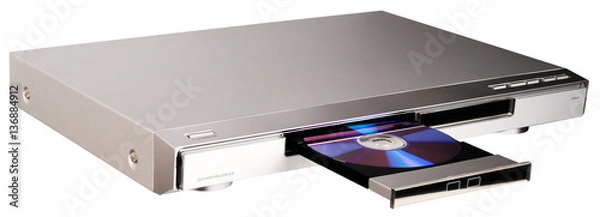 Obraz DVD player with open tray