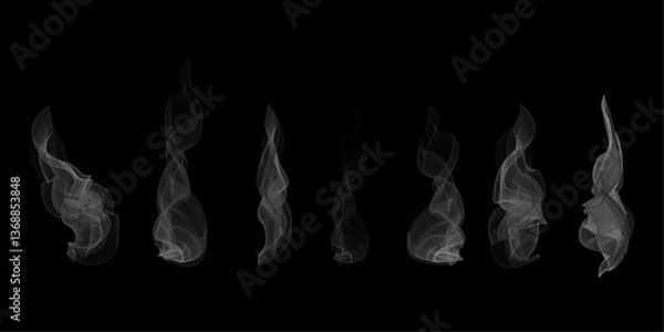 Obraz smoke vector
