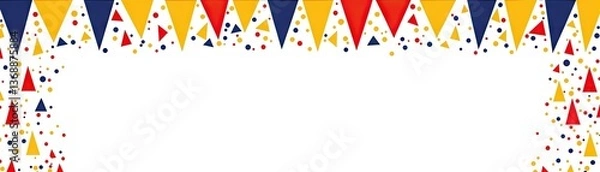 Obraz Party Triangles Background