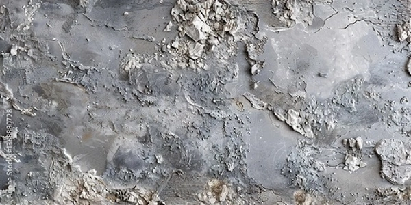 Fototapeta Seamless Texture of Gray Concrete Wall, Featuring a Smooth and Uniform Surface, Perfect for Industrial and Modern Architectural Backgrounds