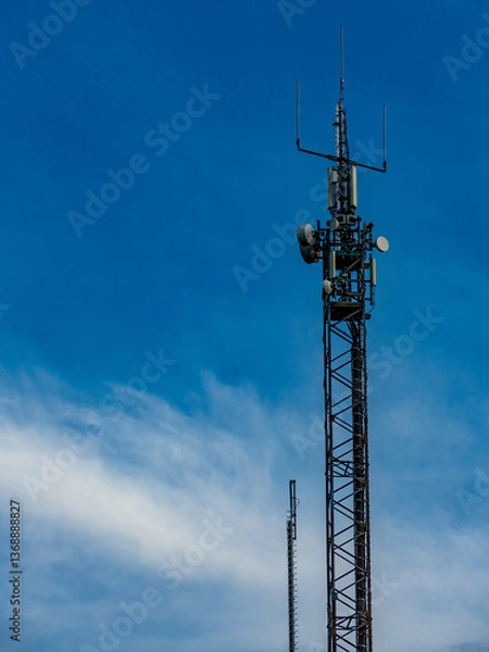 Obraz Sende und Funkmast