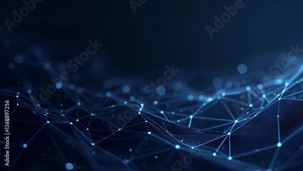 Obraz Dark blue abstract background