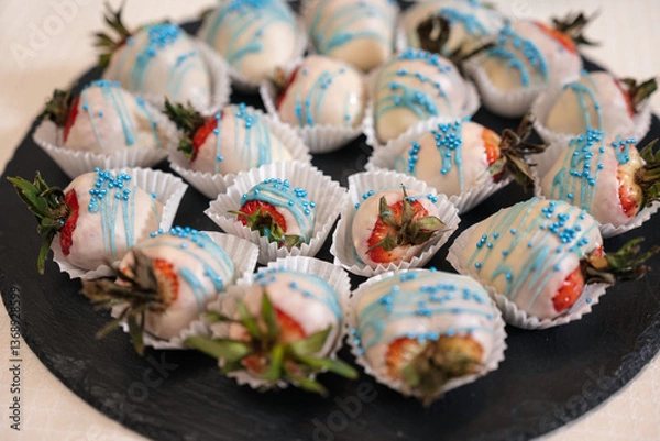 Obraz easter cake with eggs