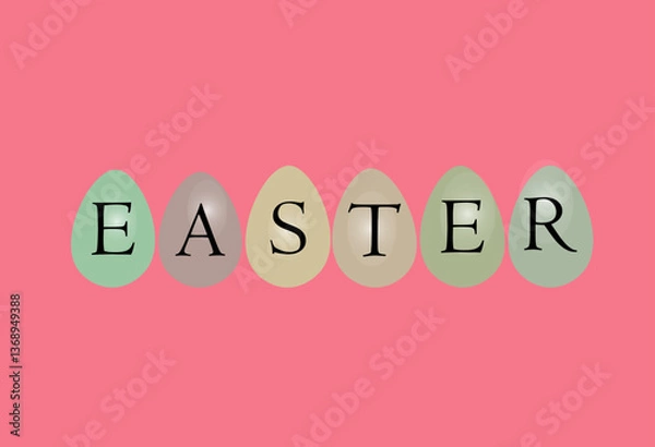 Obraz elements of Easter banners, posters, invitations.