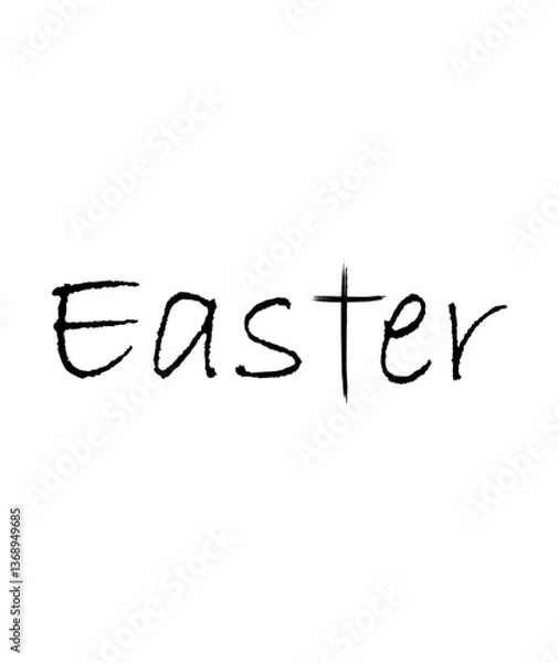 Fototapeta elements of Easter banners, posters, invitations.