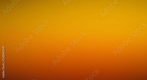 Fototapeta Warm Amber and Orange Gradient Background for Design and Art