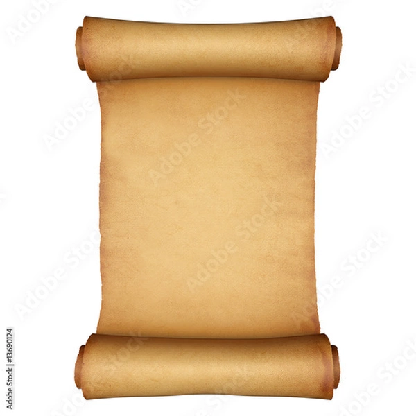 Fototapeta Ancient paper scroll