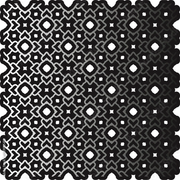 Fototapeta Pattern on metal. Abstract metallic background. Wallpaper with repeat pattern.