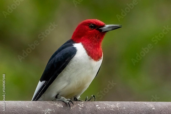 Obraz Red headed woodpecker