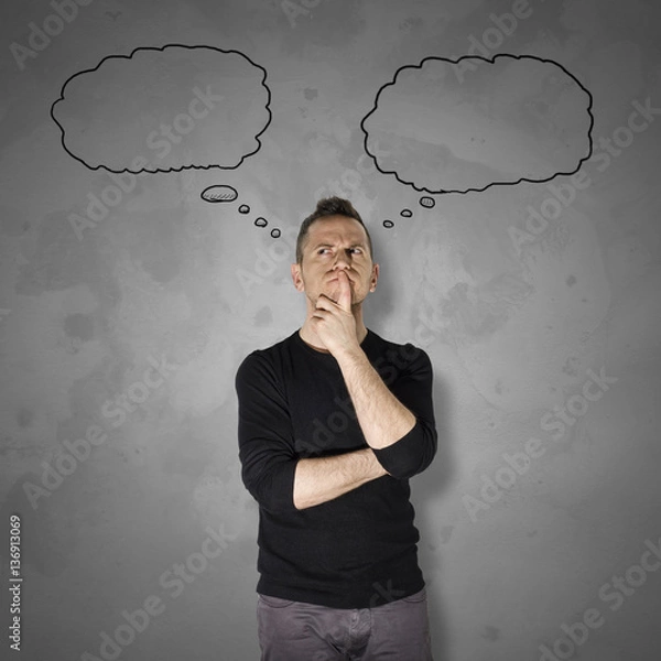 Obraz Ragazzo indeciso